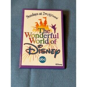 Vintage Disney ABC Network Promotional Button